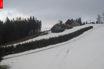 Náhled na Malou sjezdovku 09:00 hod.